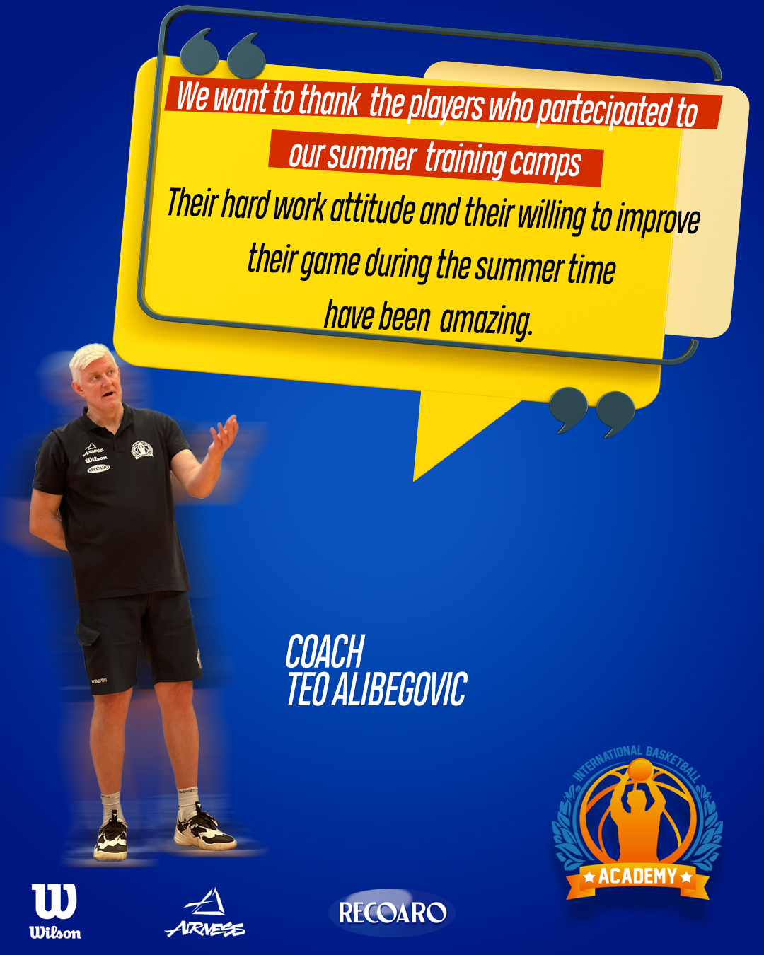 Coach Alibegovic speaks about the succesful IBA Camps